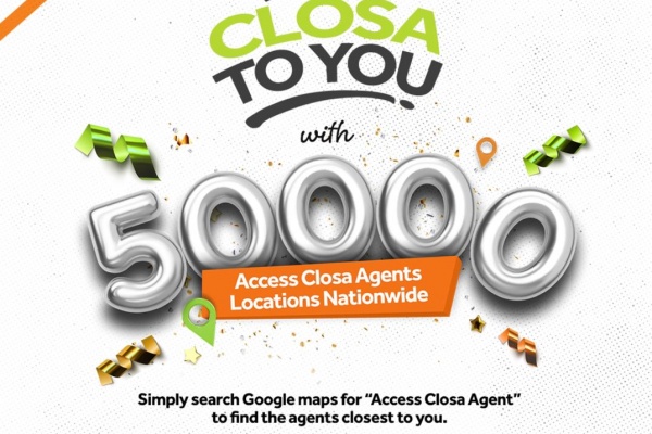 Access Bank brings Banking to the doorstep of Nigerians with over 50,000 Closa Agents